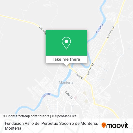 Fundación Asilo del Perpetuo Socorro de Montería map
