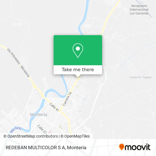 REDEBAN MULTICOLOR S A map