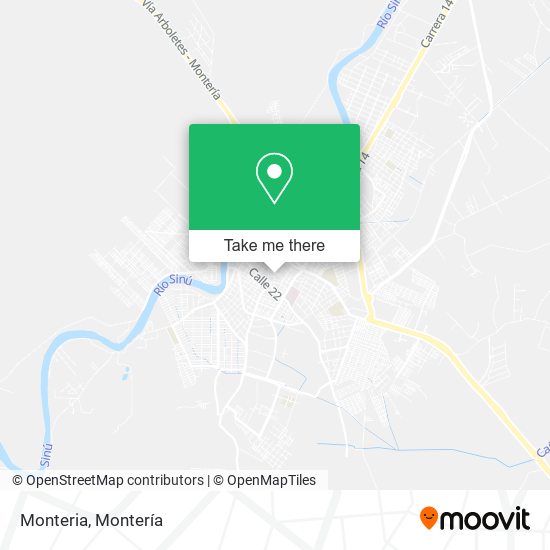 Monteria map