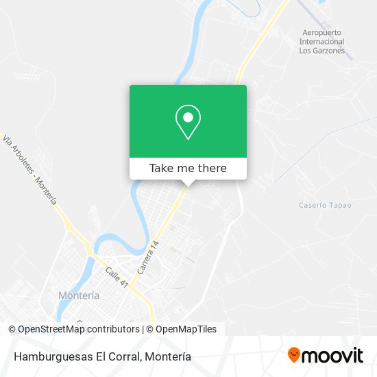Hamburguesas El Corral map