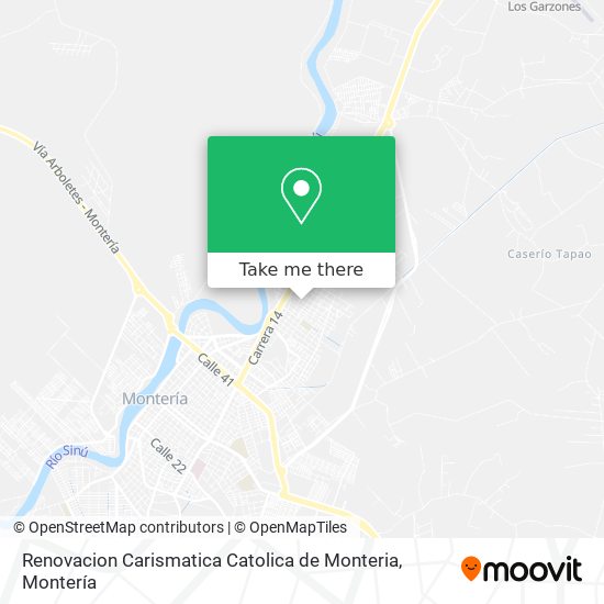 Renovacion Carismatica Catolica de Monteria map