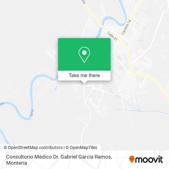 Mapa de Consultorio Médico Dr. Gabriel García Ramos