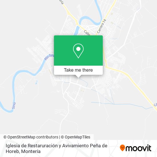 Mapa de Iglesia de Restaruración y Avivamiento Peña de Horeb