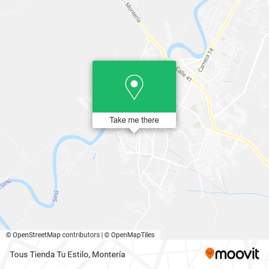 Tous Tienda Tu Estilo map