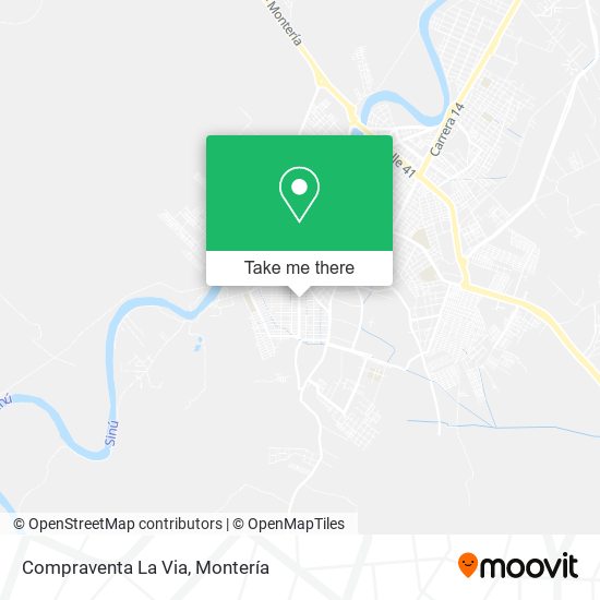 Compraventa La Via map