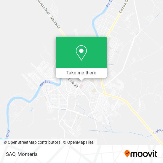 Mapa de SAO