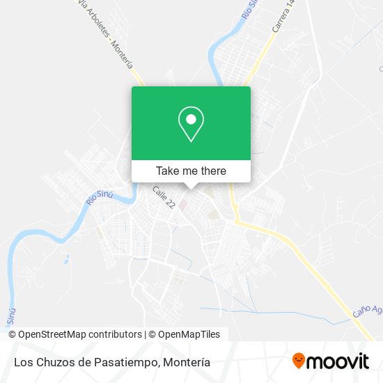 Los Chuzos de Pasatiempo map