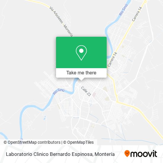 Laboratorio Clinico Bernardo Espinosa map