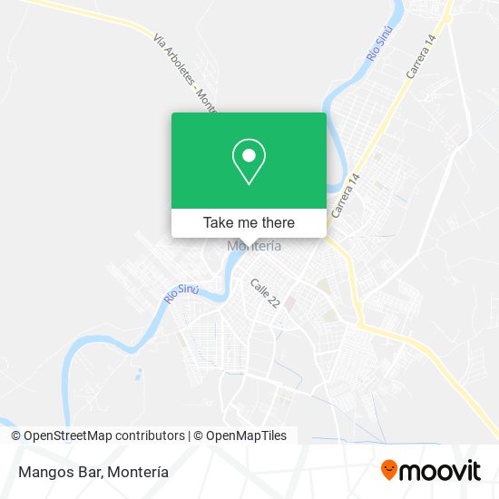 Mapa de Mangos Bar