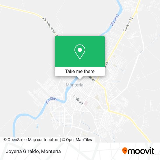 Mapa de Joyería Giraldo