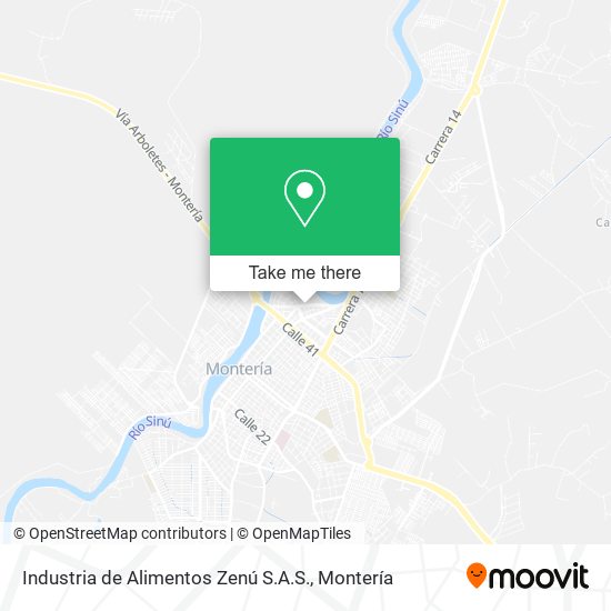Industria de Alimentos Zenú S.A.S. map
