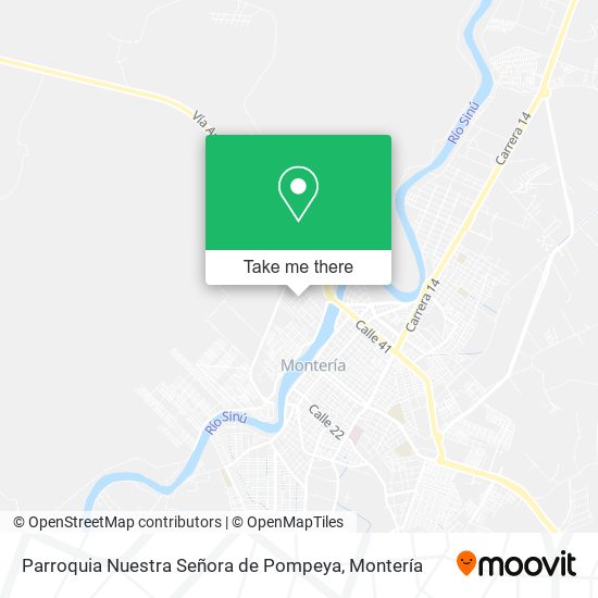 Mapa de Parroquia Nuestra Señora de Pompeya