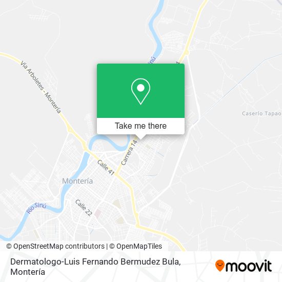 Dermatologo-Luis Fernando Bermudez Bula map