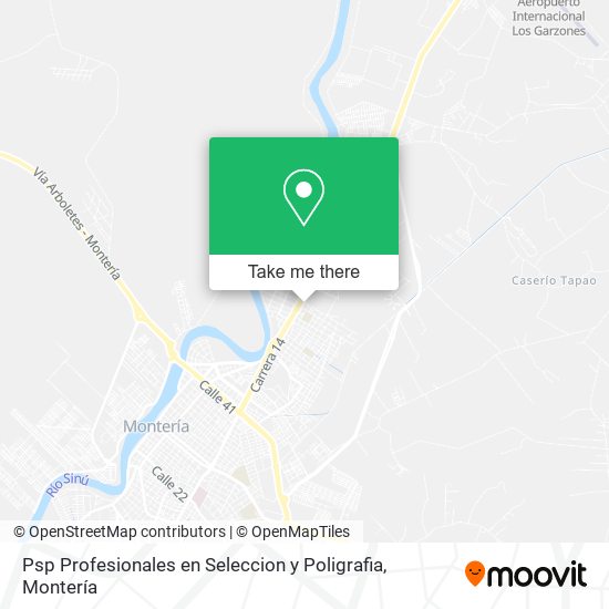 Mapa de Psp Profesionales en Seleccion y Poligrafia