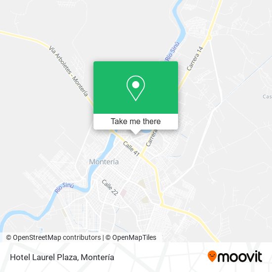 Mapa de Hotel Laurel Plaza