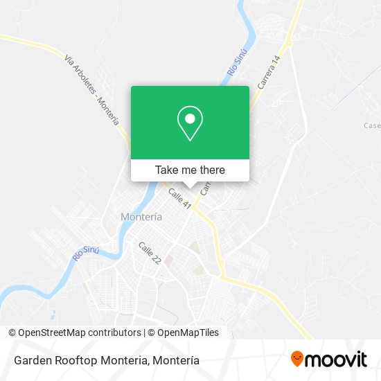 Garden Rooftop Monteria map