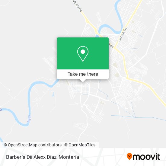Mapa de Barbería Dii Alexx Díaz