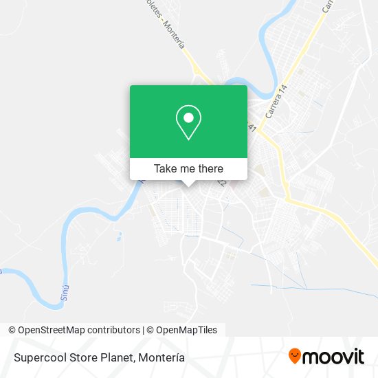 Supercool Store Planet map