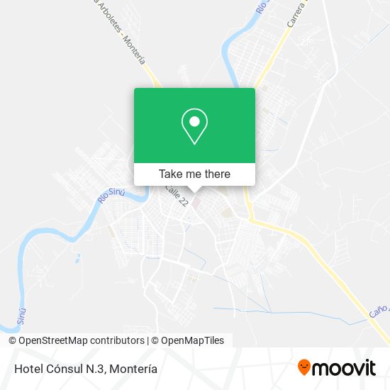 Mapa de Hotel Cónsul N.3