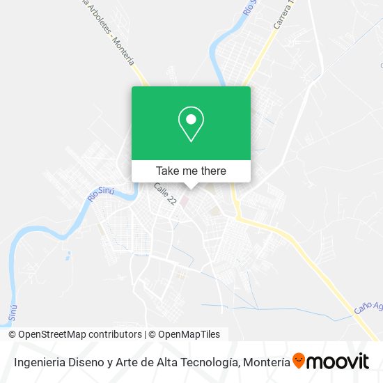 Ingenieria Diseno y Arte de Alta Tecnología map