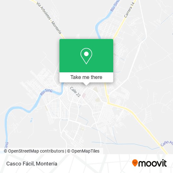 Casco Fácil map