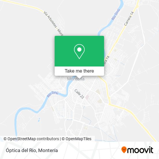 Óptica del Rio map