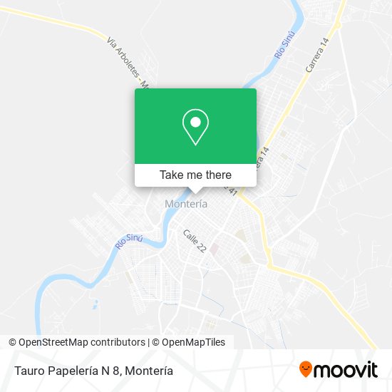 Tauro Papelería N 8 map