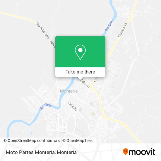Moto Partes Montería map