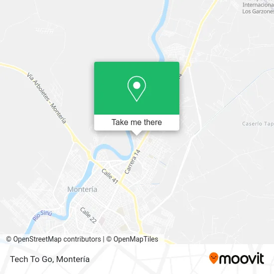Tech To Go map