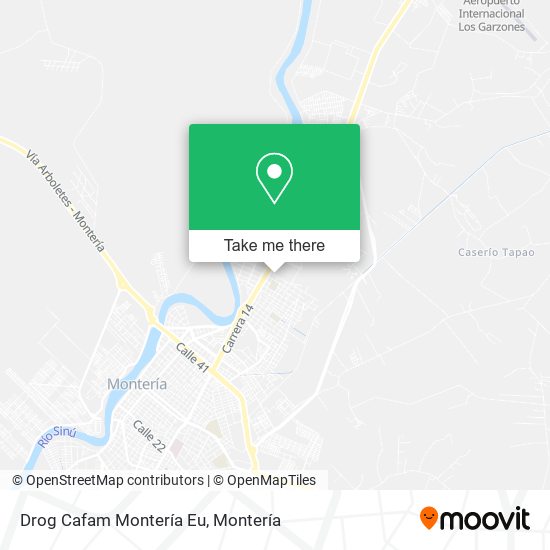 Drog Cafam Montería Eu map
