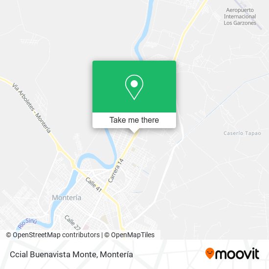 Ccial Buenavista Monte map