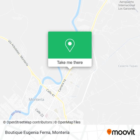Boutique Eugenia Ferna map