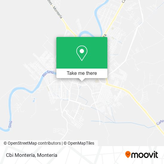 Cbi Montería map