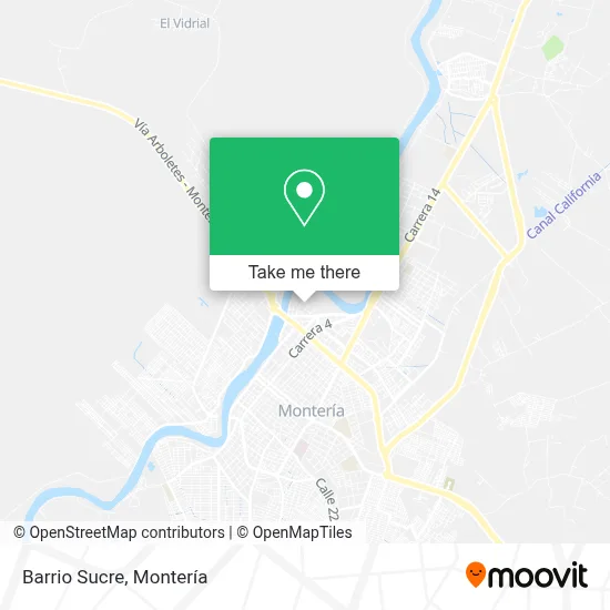 Barrio Sucre map