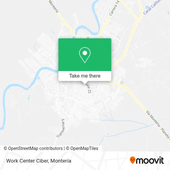 Work Center Ciber map