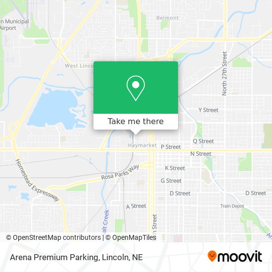 Mapa de Arena Premium Parking