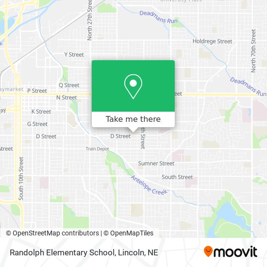 Randolph Elementary School map
