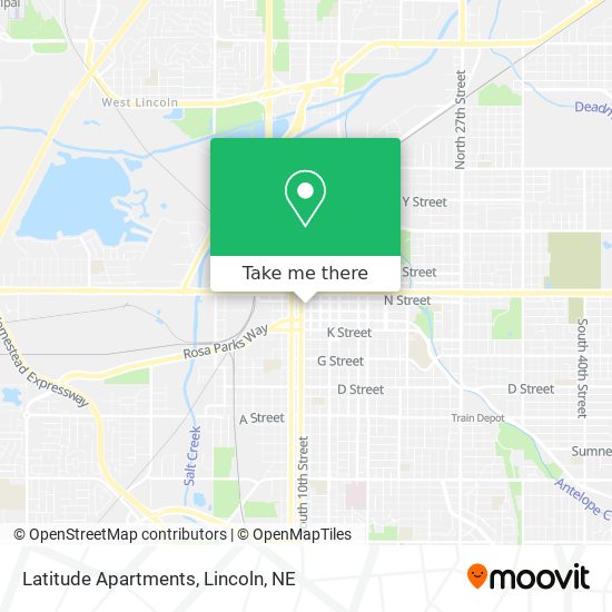 Latitude Apartments map