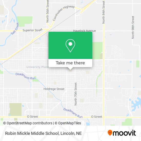 Mapa de Robin Mickle Middle School