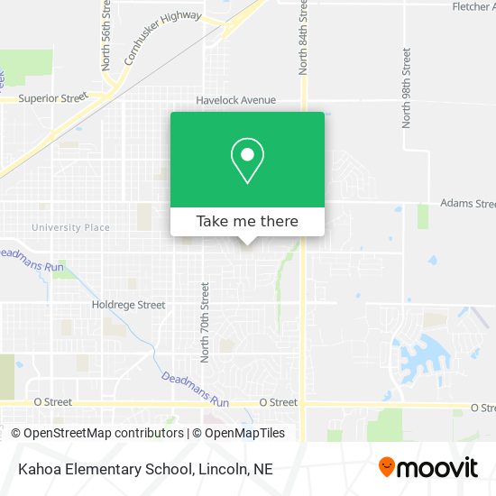 Kahoa Elementary School map