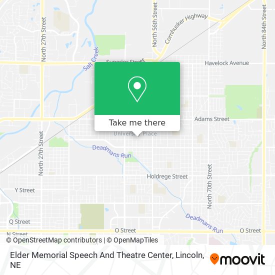 Elder Memorial Speech And Theatre Center map