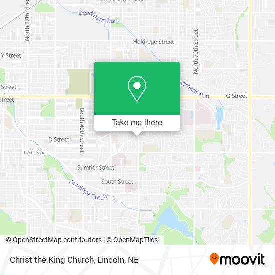 Christ the King Church map