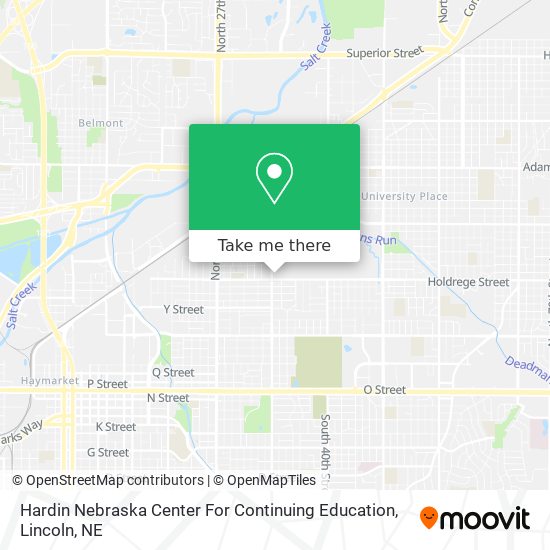 Hardin Nebraska Center For Continuing Education map