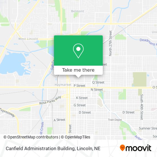 Canfield Administration Building map