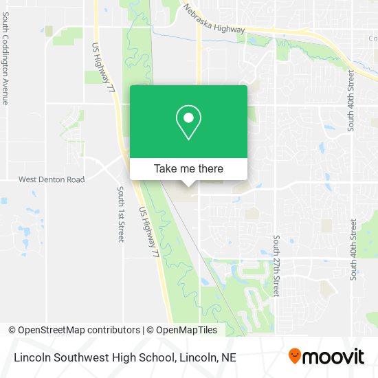 Lincoln Southwest High School map