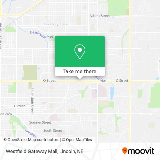 Westfield Gateway Mall map