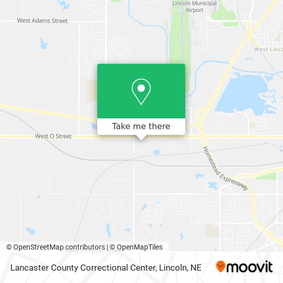Lancaster County Correctional Center map