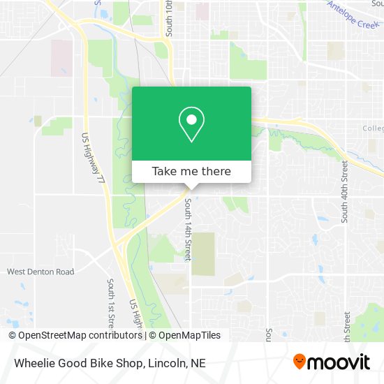 Good Bike Shop in Lincoln by Bus 