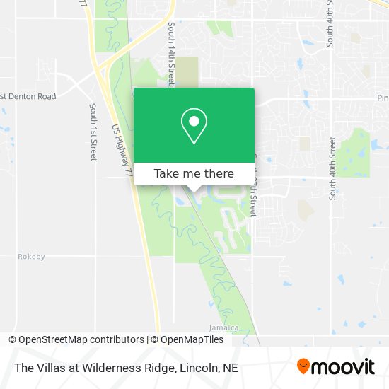 Mapa de The Villas at Wilderness Ridge