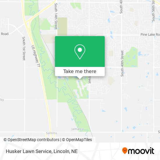 Mapa de Husker Lawn Service